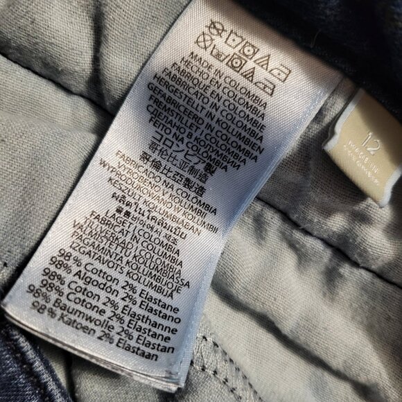 MICHAEL KORS JEANS WITH ZIPPER POCKETS SZ 12 - Picture 7 of 7